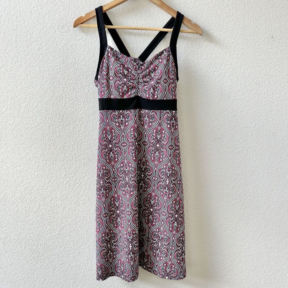 Prana Amaya Pink Geometric Print Dress Size Medium - Picture 1 of 4